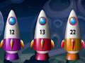 Jeu Multiplication des fusées mathématiques  en ligne