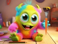 Jeu Livre de coloriage : Monstre  en ligne