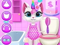 Jeu Soins quotidiens Kitty Licorne  en ligne
