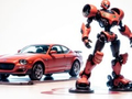 Jeu Livre de coloriage : Robot et voiture  en ligne
