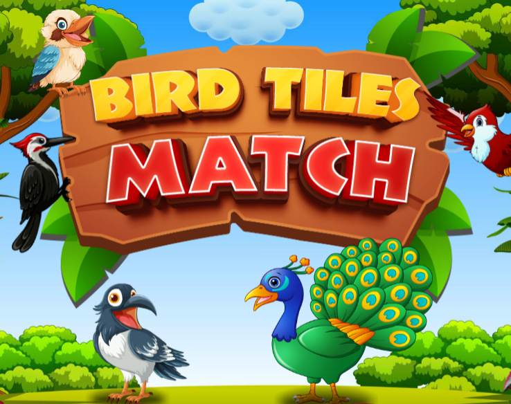 Jeu Match de tuiles d'oiseaux  en ligne