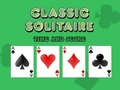 Jeu Solitaire classique : temps et score  en ligne