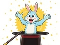 Jeu Livre de coloriage : Lapin Magique  en ligne