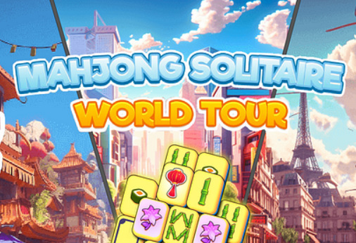 Jeu Mahjong Solitaire : Tour du monde  en ligne