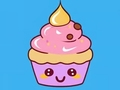 Jeu Livre de coloriage : Cupcake  en ligne