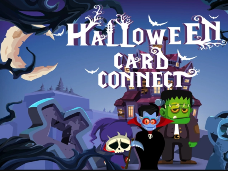 Jeu Cartes de connexion d'Halloween  en ligne