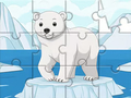 Jeu Puzzle : Ours polaire  en ligne