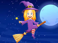 Jeu Livre de coloriage : Fille d'Halloween  en ligne