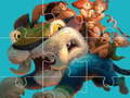Jeu Le puzzle des Croods  en ligne