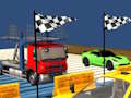 Jeu Jeu de course de cascades de voitures sur piste impossible  en ligne