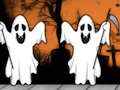 Jeu Trouver un crâne fantôme d'Halloween  en ligne