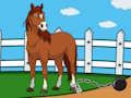 Jeu Évasion mignonne de chevaux de ferme  en ligne