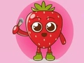 Jeu Livre de coloriage : Délicieuses fraises  en ligne