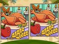 Jeu Thanksgiving Repérez les différences  en ligne