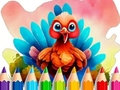 Jeu Livre de coloriage : Joyeux Thanksgiving  en ligne