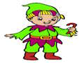 Jeu Jeu de coloriage des lutins de Noël  en ligne