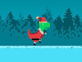 Jeu Course de dinosaures de Noël  en ligne