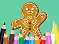 Jeu Livre de coloriage : Pains d'épices  en ligne