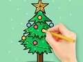Jeu Livre de coloriage : Sapin de Noël  en ligne