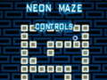Jeu Contrôle du labyrinthe au néon  en ligne