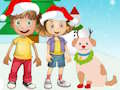 Jeu Fête de Noël des amis 2023  en ligne