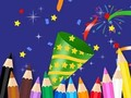 Jeu Livre de coloriage : Bonne année  en ligne