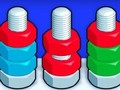 Jeu Puzzle de noix : trier par couleur  en ligne