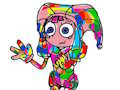Jeu Livre de coloriage Pomni  en ligne