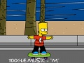 Jeu Bart Simpson Skateboard  en ligne