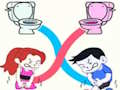 Jeu Course de pointe aux toilettes : Pee Master  en ligne