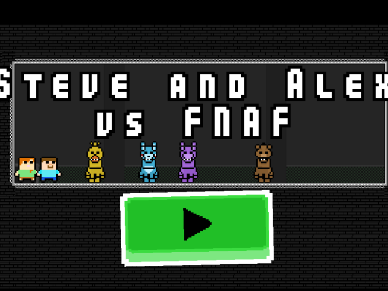 Jeu Steve et Alex contre Fnaf  en ligne