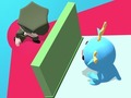 Jeu Monstre bleu : attrape-moi  en ligne