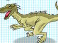 Jeu Livre de coloriage dinosaures  en ligne