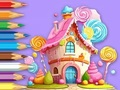 Jeu Livre de coloriage : Maison des sucettes  en ligne