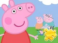 Jeu Puzzle : Peppa en famille  en ligne