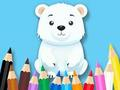 Jeu Livre de coloriage : Ours polaire  en ligne