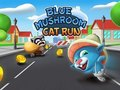 Jeu Course de chat aux champignons bleus  en ligne