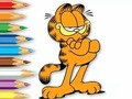 Jeu Livre de coloriage : Garfield Hamburger  en ligne