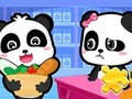 Jeu Puzzle : Supermarché Bébé Panda  en ligne