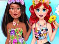 Jeu Look mode princesse fleur  en ligne