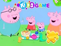 Jeu Puzzle : Pique-nique familial Peppa Pig  en ligne