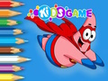 Jeu Livre de coloriage : Super Patrick Étoile  en ligne