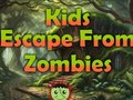 Jeu Les enfants échappent aux zombies  en ligne