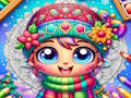Jeu Livre de coloriage de mandala de Noël  en ligne