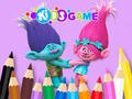 Jeu Livre de coloriage : Troll mignon  en ligne