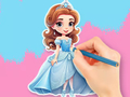 Jeu Livre de coloriage : Princesse Chibi  en ligne