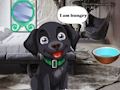 Jeu Nourrir un chien noir affamé  en ligne