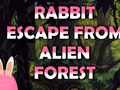 Jeu Un lapin s'échappe d'une forêt extraterrestre  en ligne
