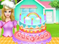 Jeu Gâteau arc-en-ciel du chef Felicia  en ligne