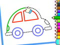 Jeu Dessin d'enfant en bas âge : Voiture mignonne  en ligne